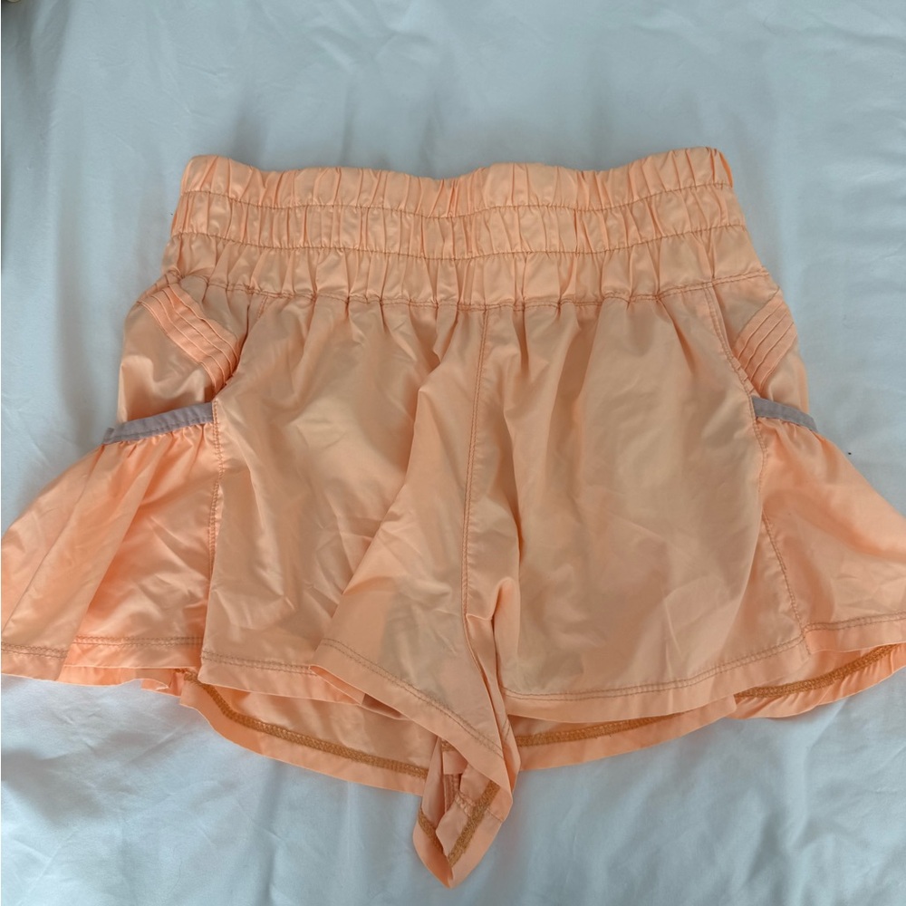 Free People Peach Athletic Shorts